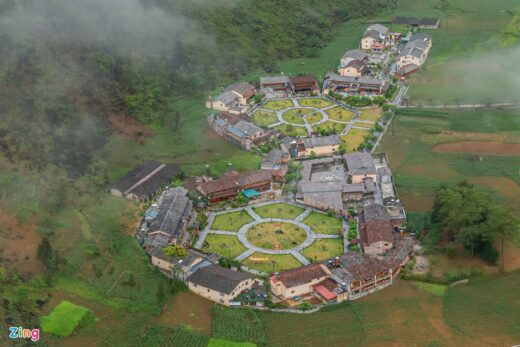 Hmong hexagonal village in Ha Giang