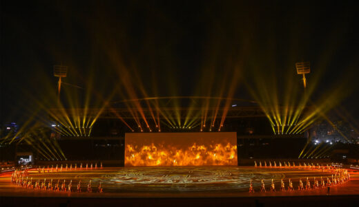 Rehearsal of the opening ceremony of the 31st SEA Games