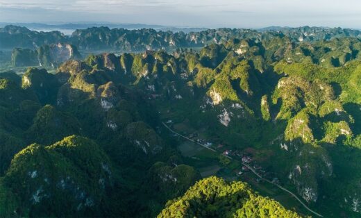 Aerial pics emphasize panoramic beauty of northern highland commune