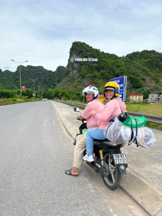 U60 grandparents ride motorbikes through Vietnam with their children and grandchildren