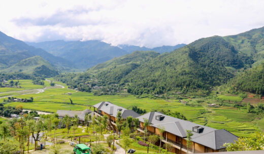 Five luxury resorts overlooking rice terraces