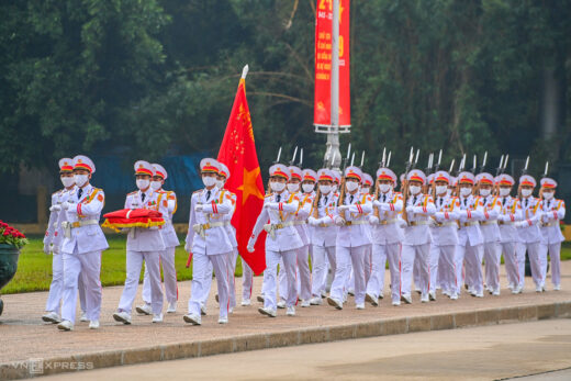 Flag raising ceremony to celebrate National Day September 2