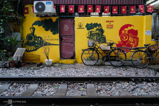 Once bustling Hanoi Train Street turns quiet as authorities shut cafés