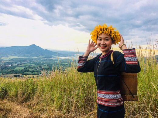 The journey of 18-year-old schoolgirls roaming around the villages doing volunteer work