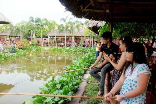 Five recreational fishing addresses in Ho Chi Minh City