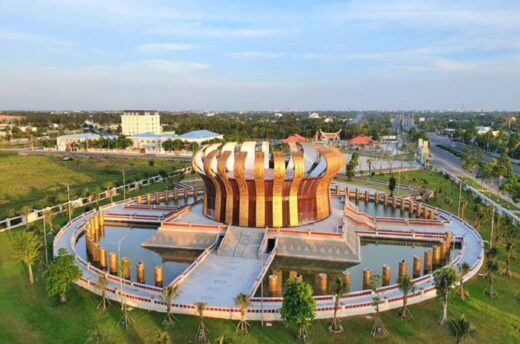 Visit the Temple of Hung Kings in Can Tho for sightseeing and admire the unique architecture