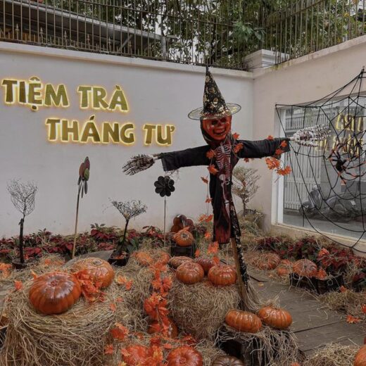 3 Halloween decoration cafes in Ho Chi Minh City for small families to respond to the masquerade festival