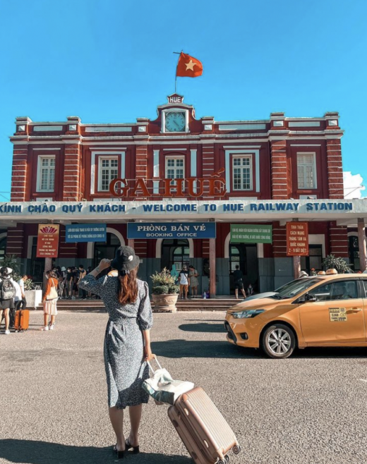 Train stations in Vietnam are as beautiful as in the movies, some even become famous tourist destinations