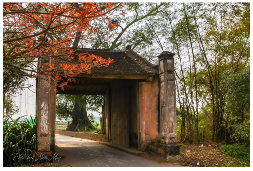 The famous ancient village of Hanoi, everyone wants to visit once because the scenery is so peaceful