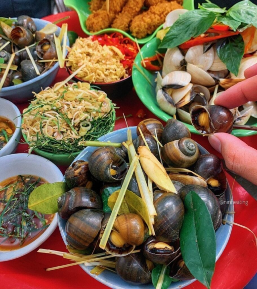Unique in Ha Thanh: Eat snails while enjoying violin, as luxurious as at a fine-dining restaurant