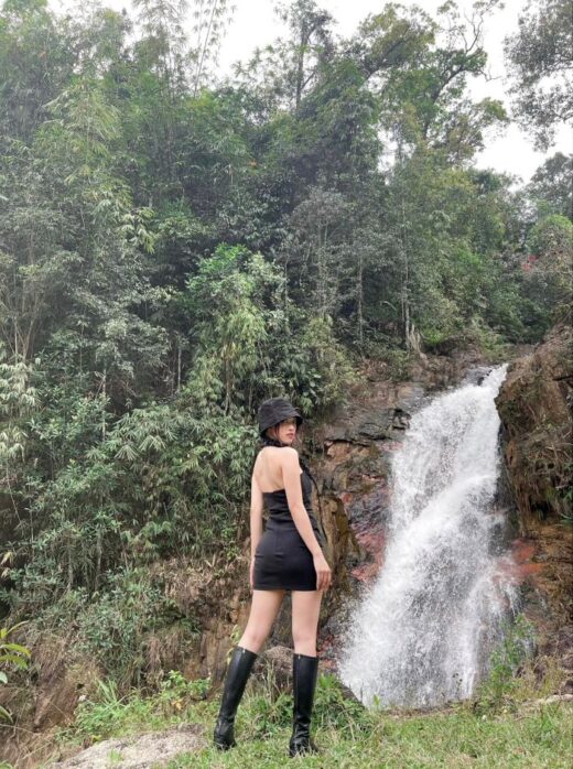 The beautiful waterfalls in Bao Loc have amazing scenery