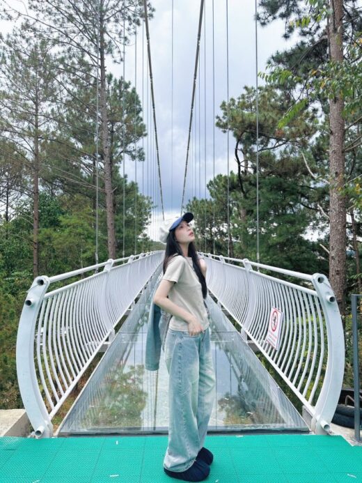 ‘Pick off the stamp’ of the 7D Thousand Thong glass bridge in Da Lat – the new virtual coordinates are super cool