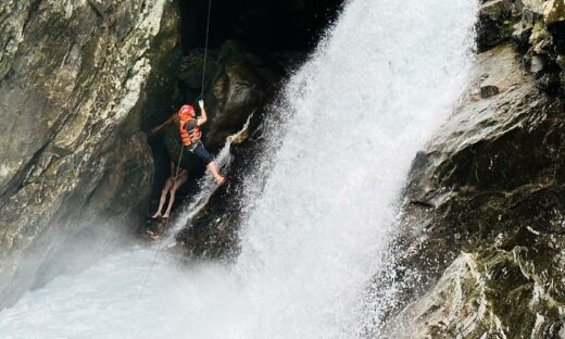 Russian tourist who tried to climb down Da Nang waterfall rescued