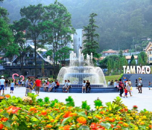 Check in to Tam Dao Square – the ‘heart’ of the foggy country