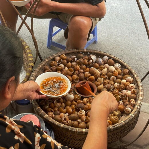 Enjoy exquisite Hanoi delicacies with famous delicious Hanoi cold snail noodle shops